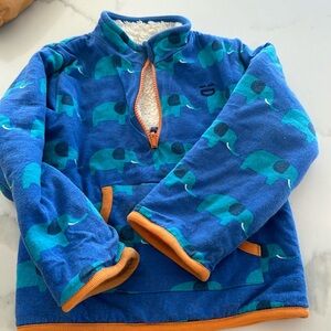 Organic cotton frugi fleece reversible jumper 2T -3T